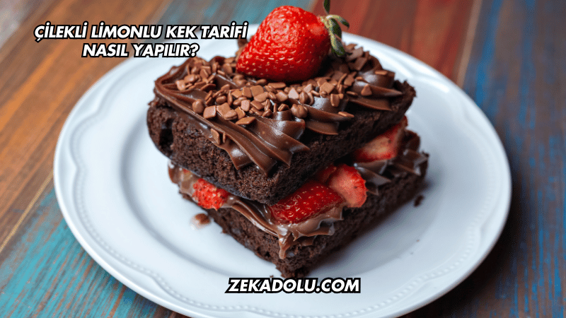 Çilekli Limonlu Kek Tarifi Nasıl Yapılır?